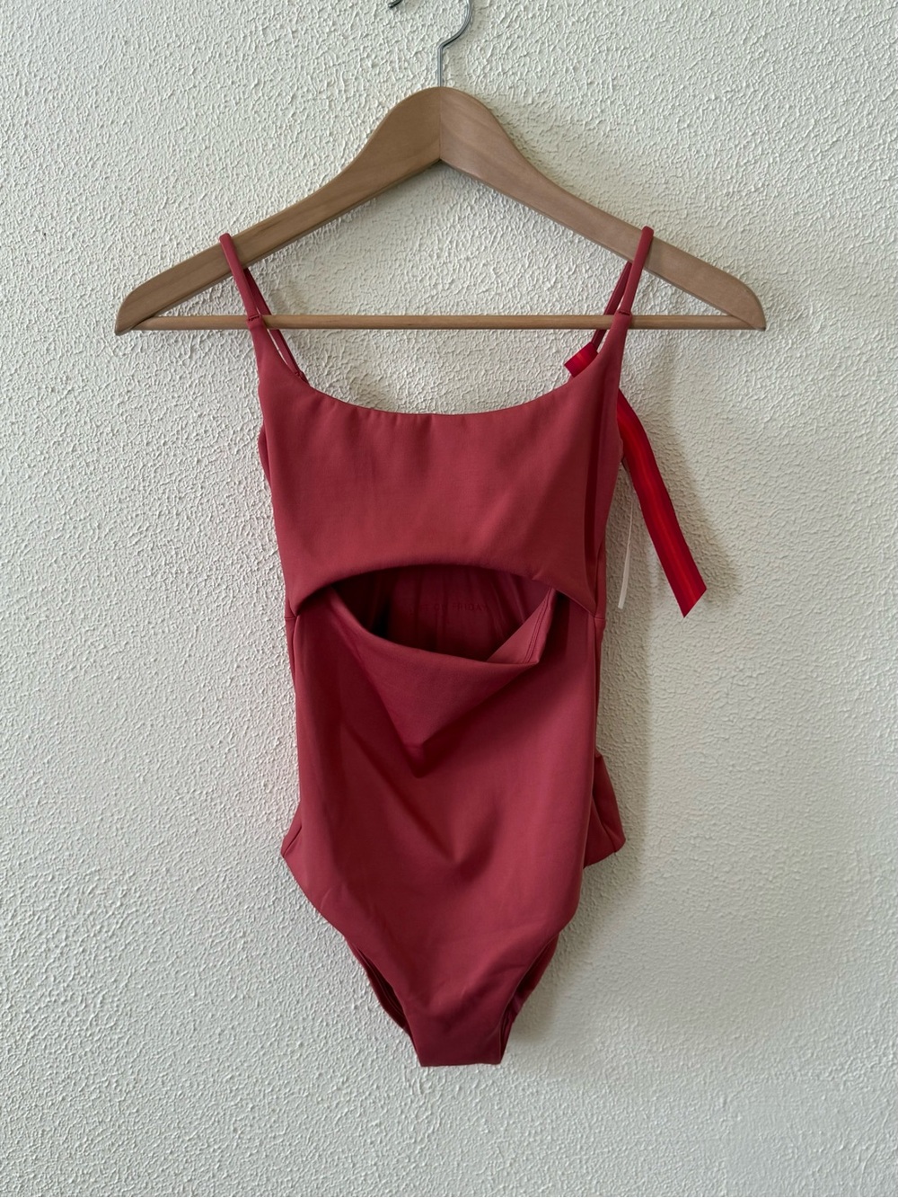 NWT Left On Friday Peak One Piece Swimsuit in Camp (Pink) S